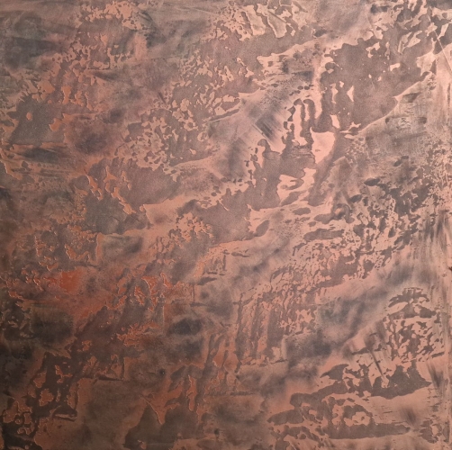 microcement gulv bronze